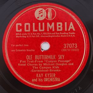 Kay Kyser - Ole Buttermilk Sky/On The Wrong Side Of You 1946 78rpm Record 37073